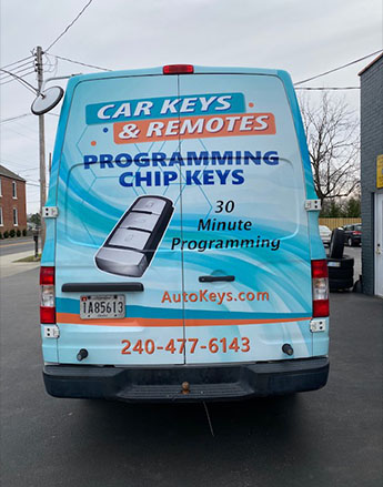 Van Of The Fast And Reliable Vehicle Key Services In Germantown, MD